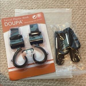 DOUPA Swivel Plastic Hooks for Stroller